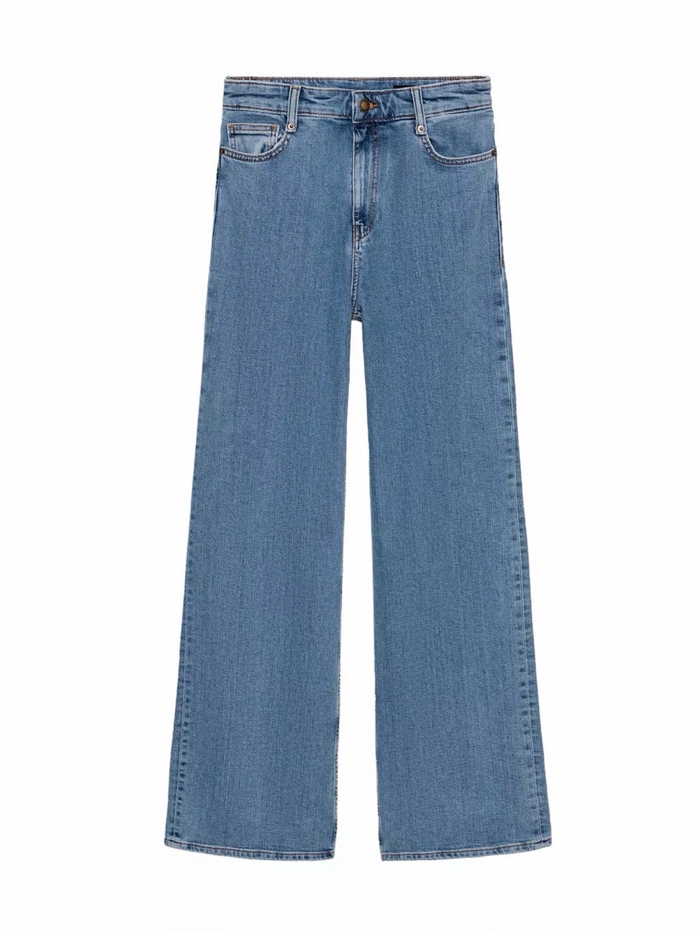 Zara ZW COLLECTION HIGH-WAIST WIDE LEG JEANS